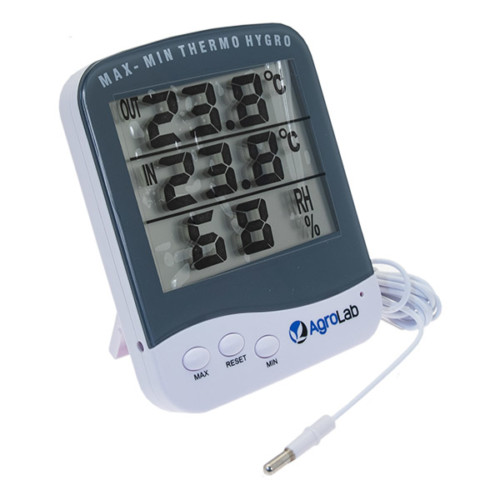 Digital Min/Max Thermometer Hygrometer with External Probe