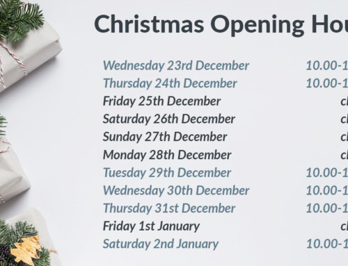 Christmas Opening Hours 2020