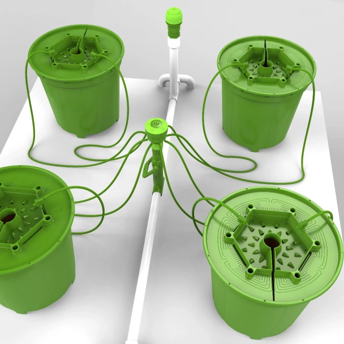 FloraFlex 5gal Potpro w/Bubbler Floracap  (4' x 4') - Image 3