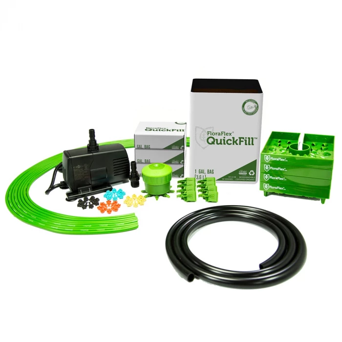 Floraflex 1gal Quickfill Coir Brick Irrigation kit (4 plant)