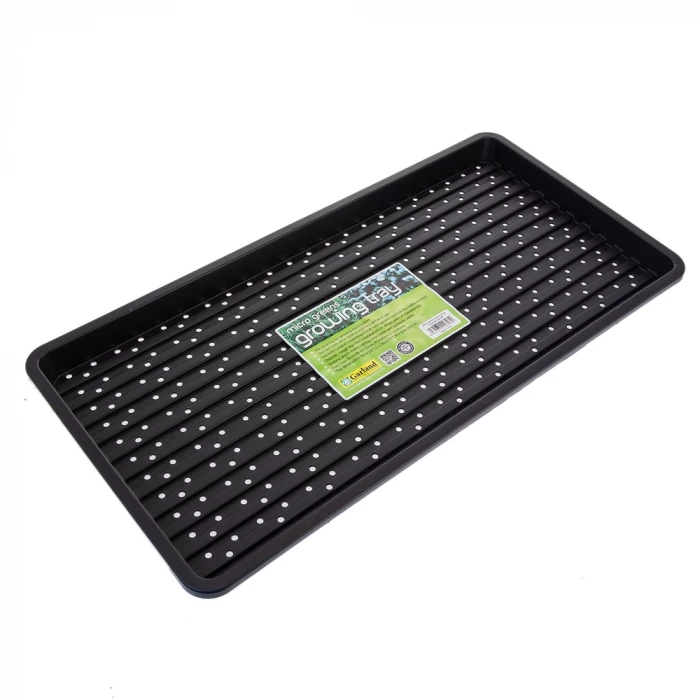 Garland Microgreens Growing Tray Black with holes