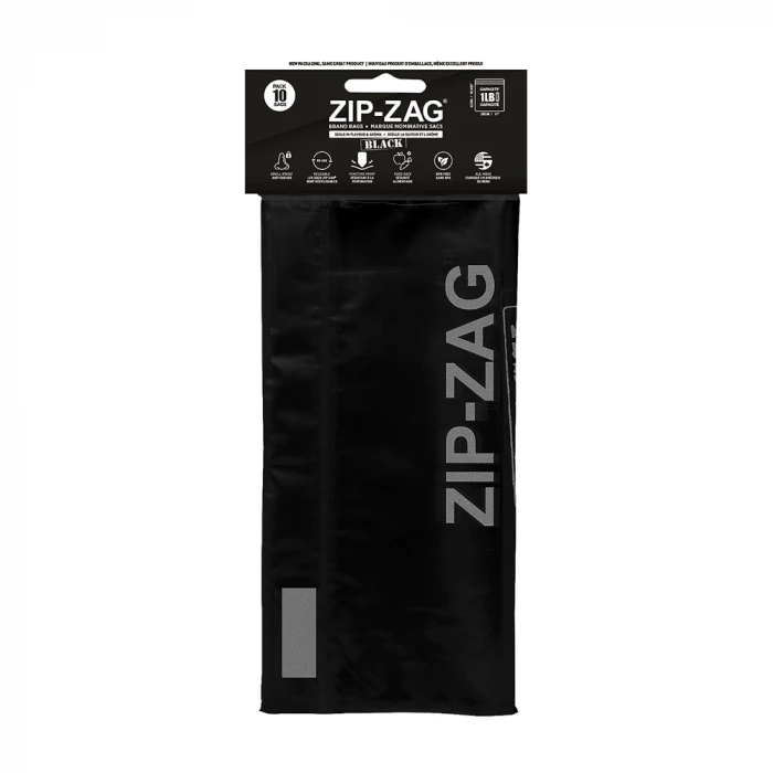 Zip-Zag Brand Bag S,L & XL BLACK