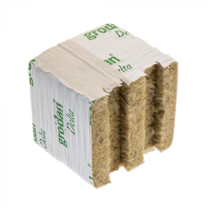 Grodan Delta Blocks - 75mm x 75 x 65 (3") Large Hole Per Cub - Image 3