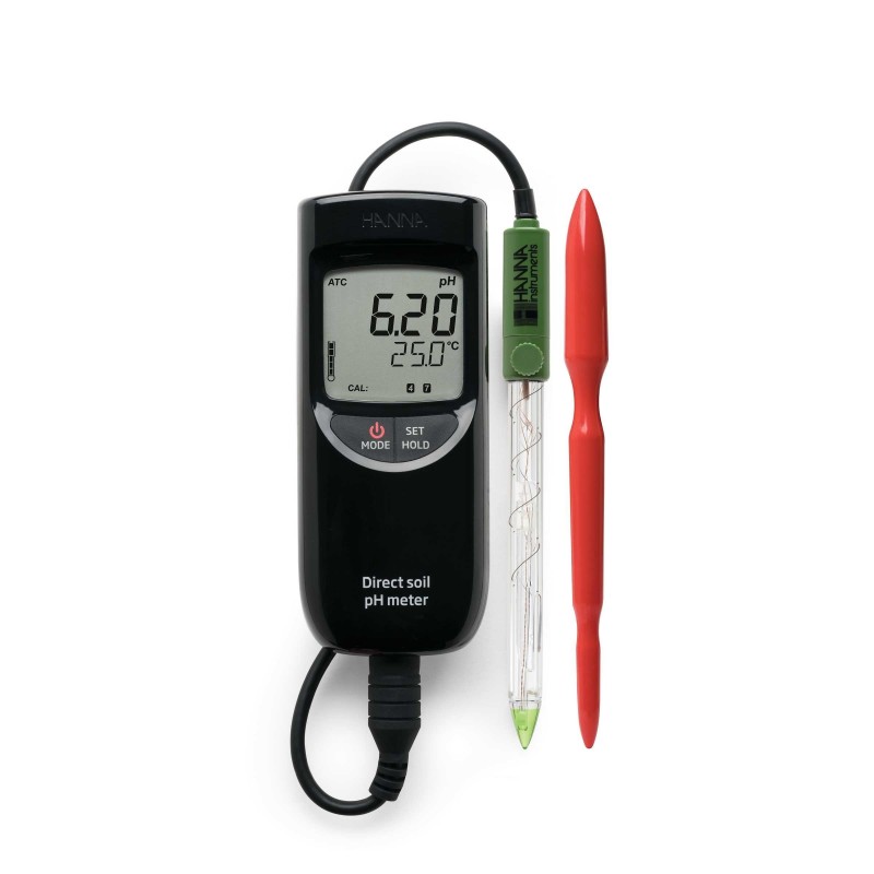 Hanna GroLine Waterproof pH & Temperature Meter Direct Soil