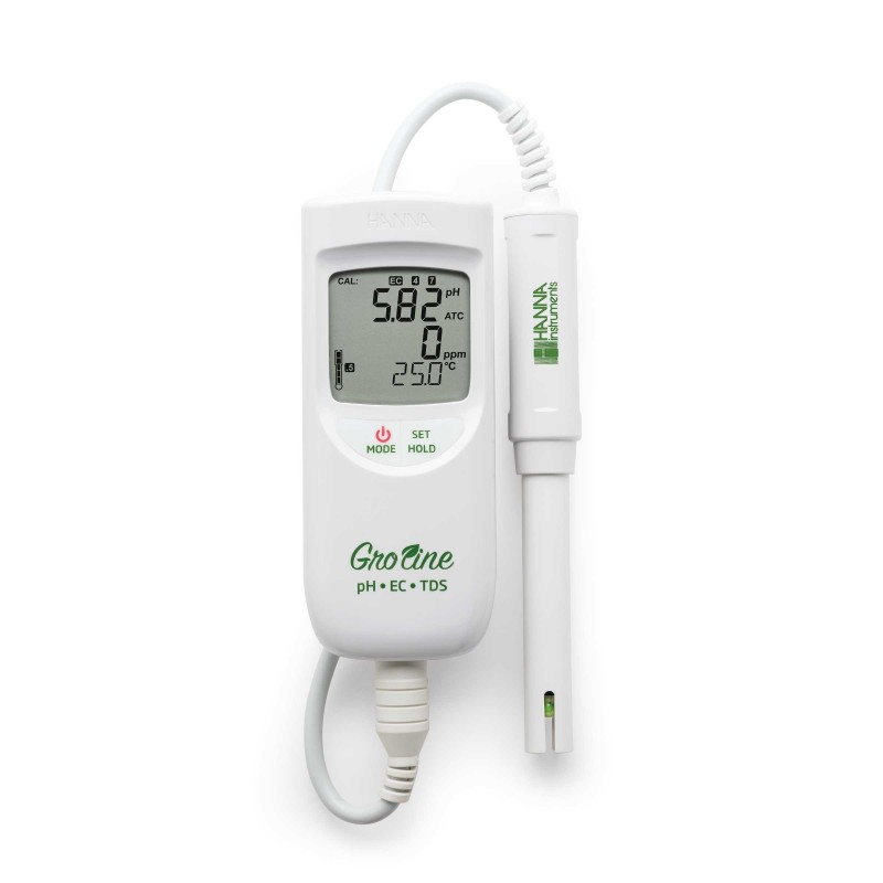 Hanna GroLine pH/EC/TDS/Temperature Meter