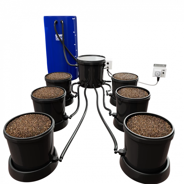 IWS Flood & Drain STD Remote 6 Pot