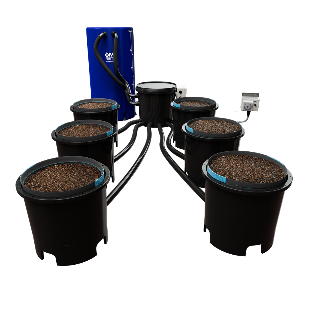 IWS Flood & Drain Trident System 6 Pot
