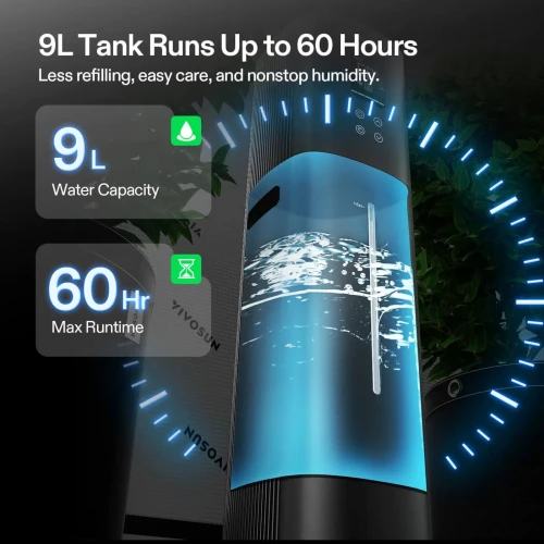 Vivosun AeroStream H09 Humidifier 9l Tank